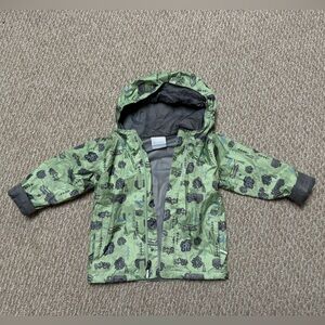 Columbia Kids' Green Jacket with Playful Print